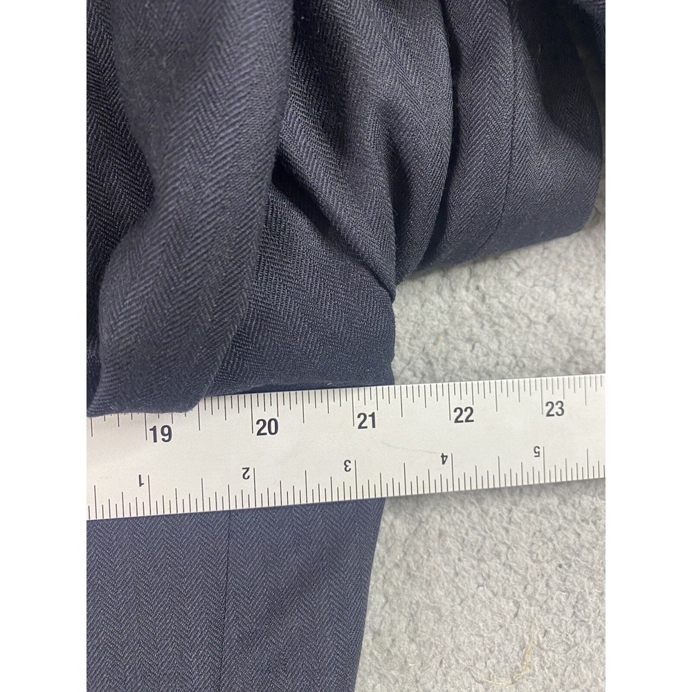 Brooks Brothers Suit Jacket 41 R Navy Wool Herringbone 346 Stretch Business - Picture 4 of 16